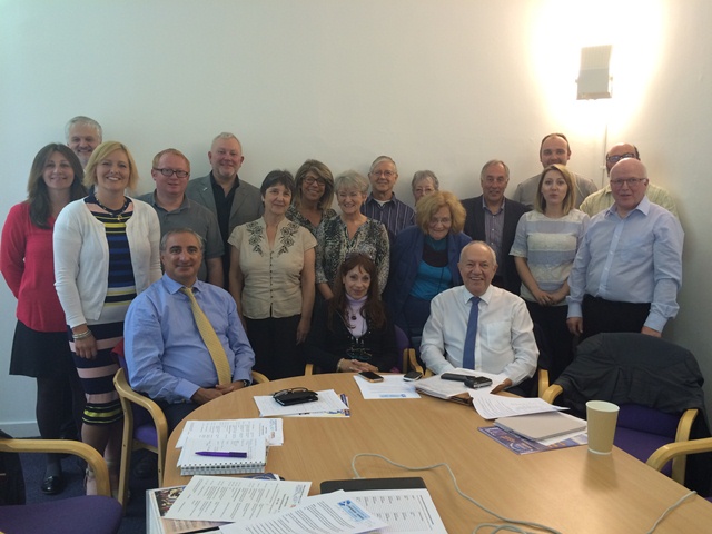 Chargé d'Affaires Eitan Na’eh with members of Friends of Israel groups from across Scotland